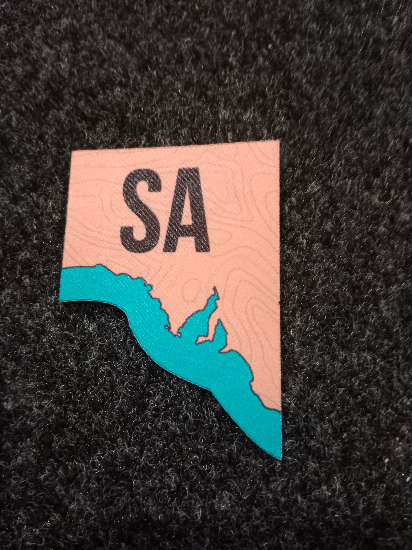 Sublimated Australia Map Patch Set - SA
