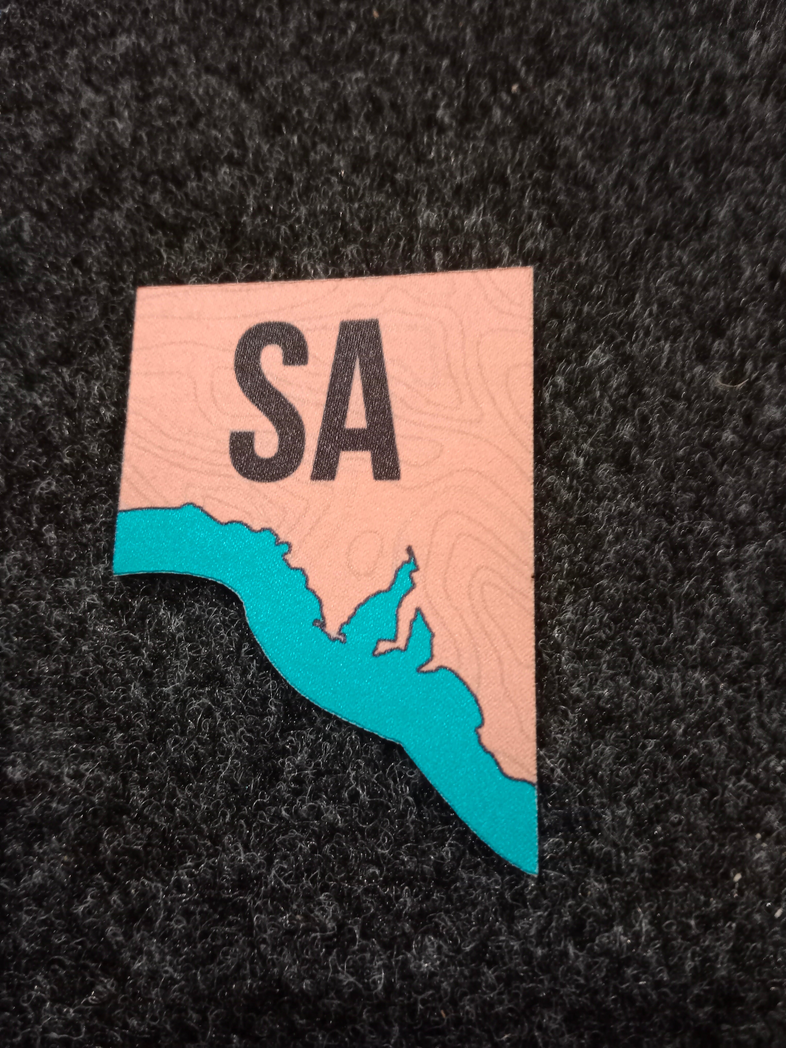 Patch Kit Map Sublimated Australia Map Patch Set - SA – 4Wheeling-merch