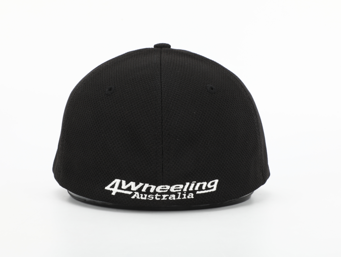 Black Cap with 4 Wheeling Australia logo.