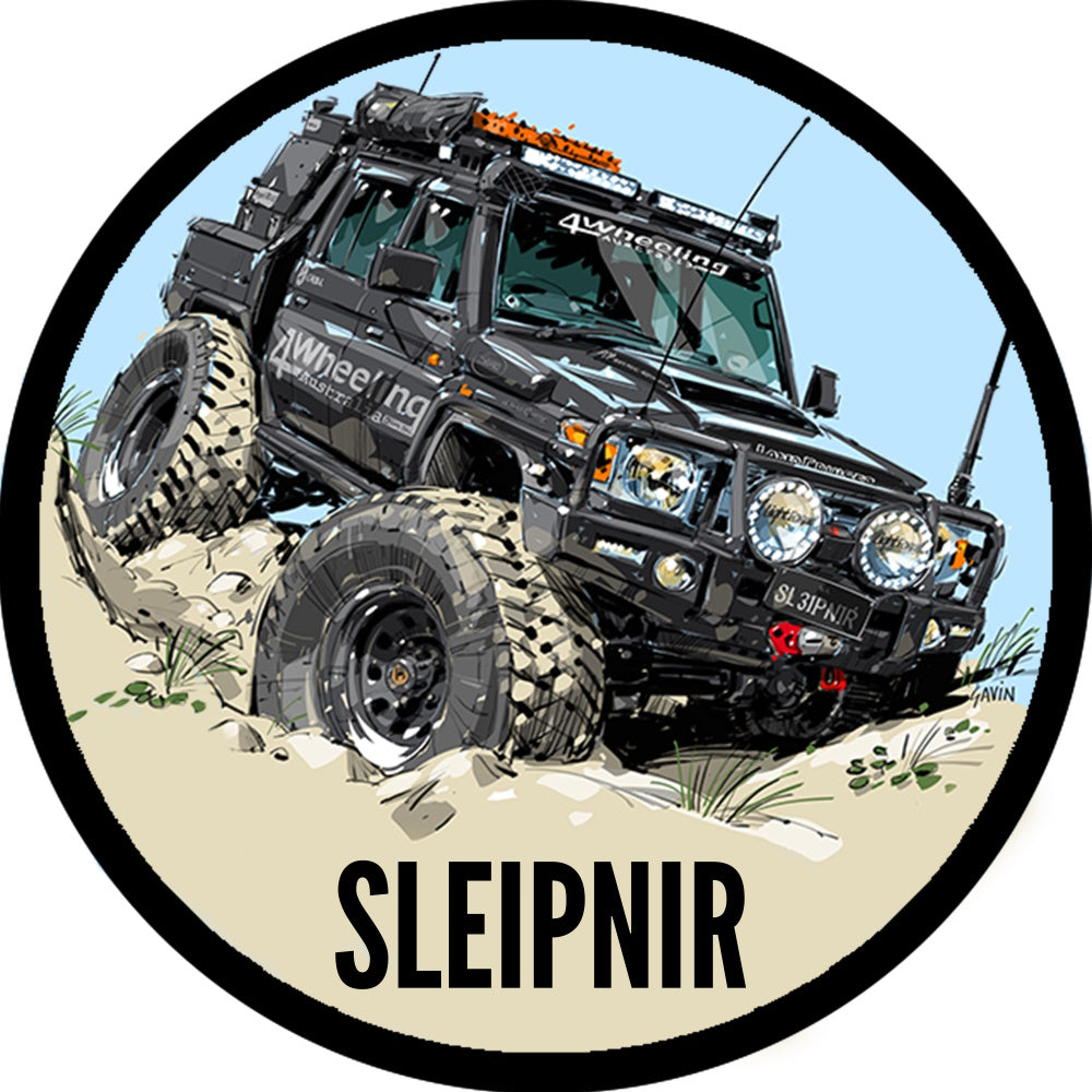 Rocoto Rd Coaster Coaster Sticker – 4Wheeling-merch