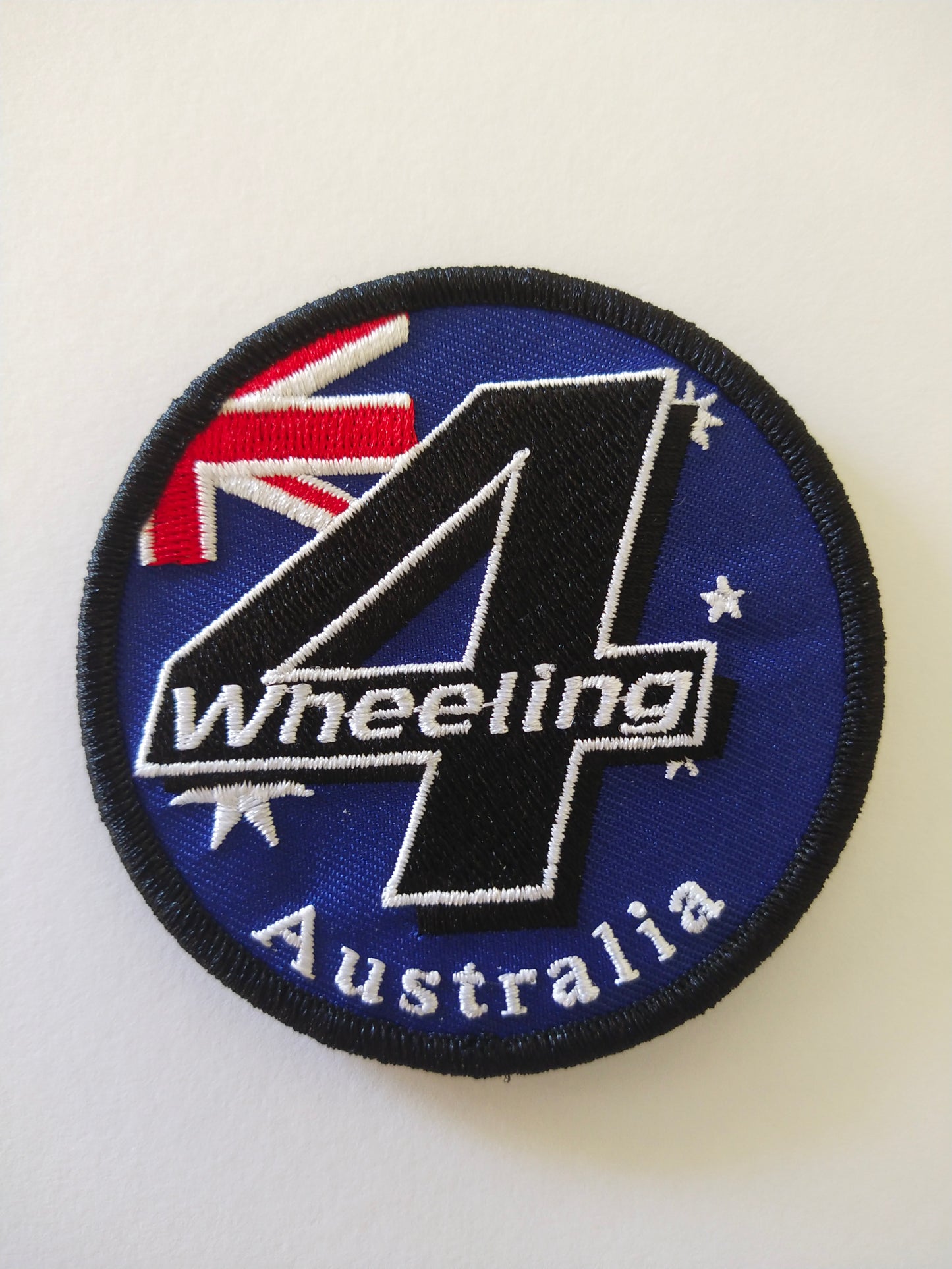 Blue Round Logo Patch.