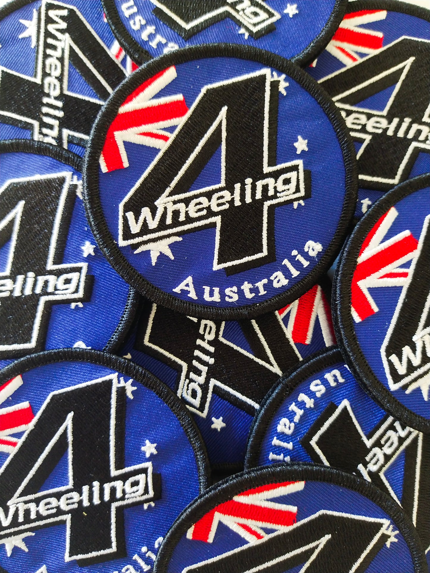 Blue Round Logo Patch.