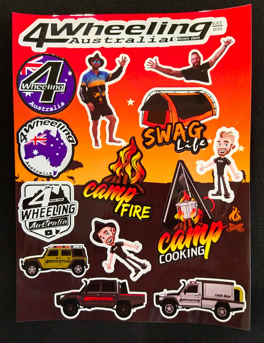 Mini 4Wheeling Australia stickers.